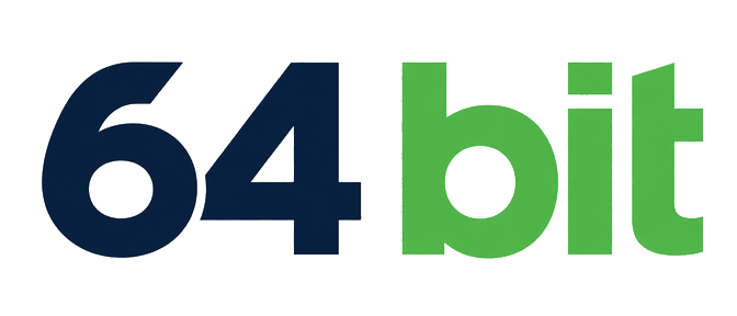 64 bit ব্র্যান্ড লোগো